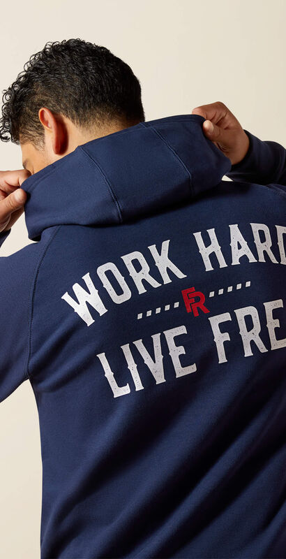 FR DuraStretch Work Hard Live Free Hoodie 01